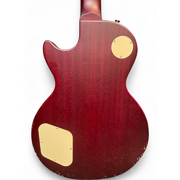 Used Epiphone Les Paul Traditional Pro IV Worn Wine Red Solid Body Electric Guitar