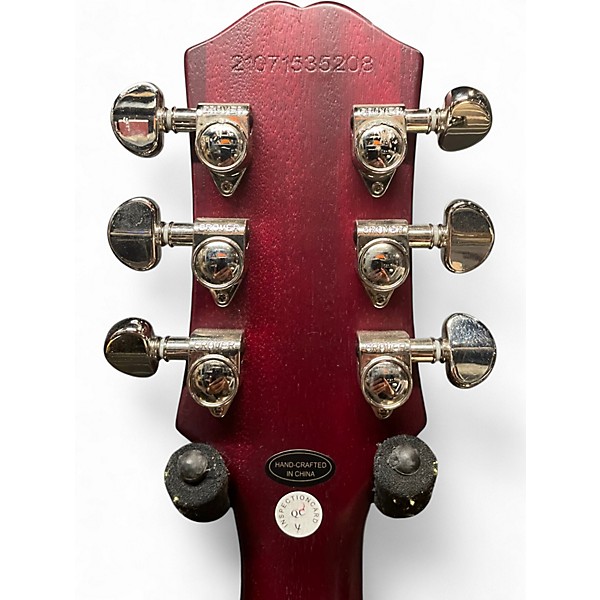 Used Epiphone Les Paul Traditional Pro IV Worn Wine Red Solid Body Electric Guitar