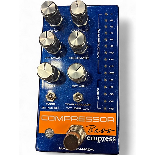 Used Empress Effects Bass Compressor Effect Pedal