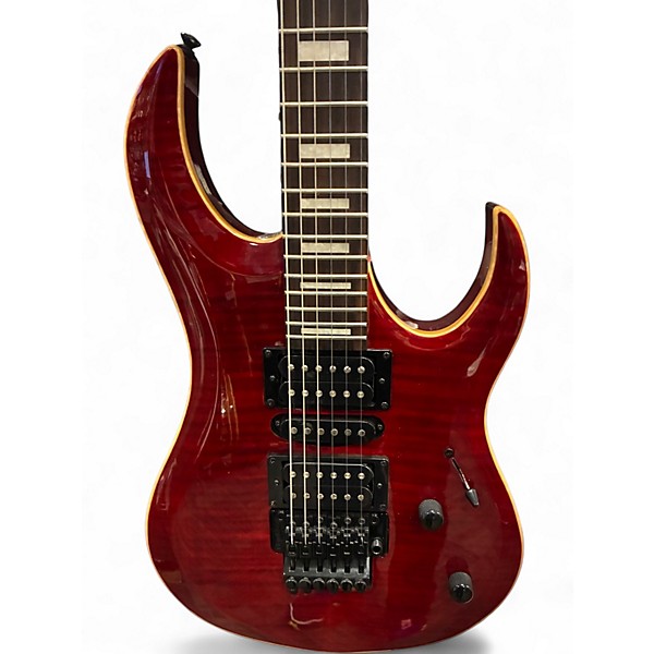 Used Dean Michael Angelo Batio MAB3 Trans Red Solid Body Electric Guitar