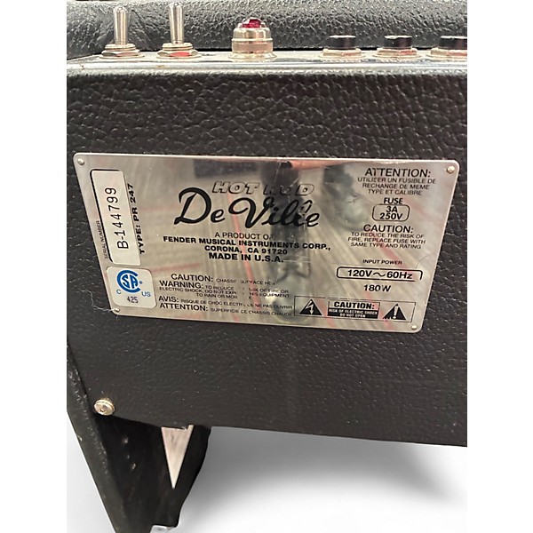 Used 2001 Fender Hot Rod Deville 60W 4x10 Tube Guitar Combo Amp