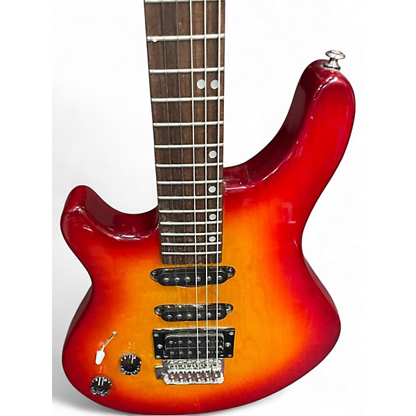 Used Washburn BT-4 LEFT HANDED 2 Color Sunburst Electric Guitar