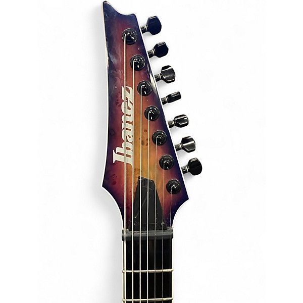 Used Ibanez rgix7fdlb Anaconda Burst Solid Body Electric Guitar