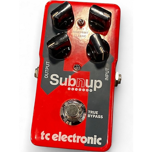 Used TC Electronic Sub N Up Octaver Effect Pedal