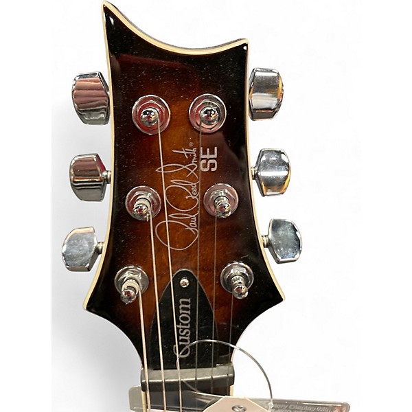 Used PRS SE Custom 22 Semi-Hollowbody Tobacco Sunburst Hollow Body Electric Guitar