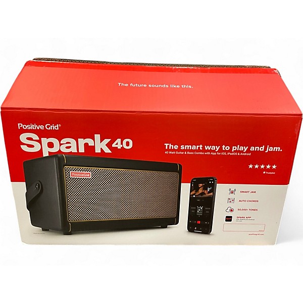 Used Positive Grid Spark 40 Guitar Combo Amp