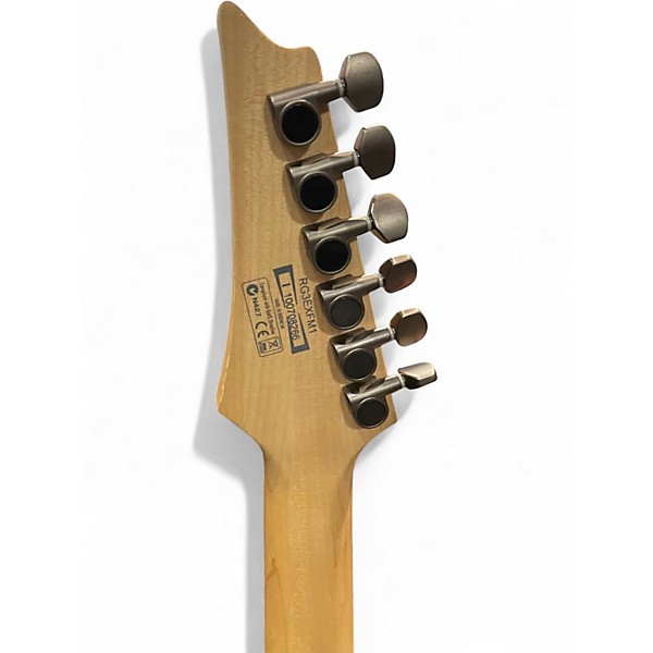 Used Ibanez RG3EXFM1 Trans Black Solid Body Electric Guitar