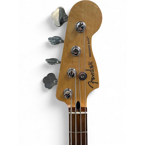 Used Fender 75th anniversary Precision Bass Black Electric Bass Guitar