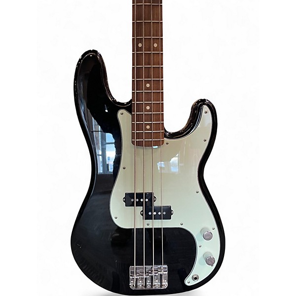 Used Fender 75th anniversary Precision Bass Black Electric Bass Guitar