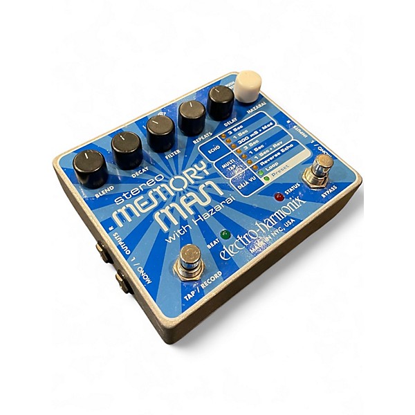 Used Electro-Harmonix Stereo Memory Man Hazarai Looper Effect Pedal