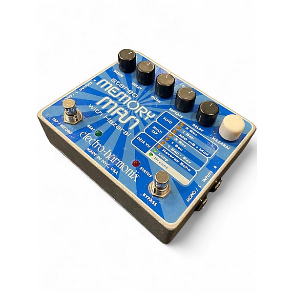 Used Electro-Harmonix Stereo Memory Man Hazarai Looper Effect Pedal