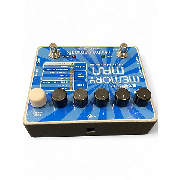 Used Electro-Harmonix Stereo Memory Man Hazarai Looper Effect Pedal