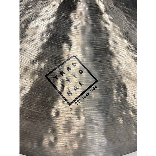 Used Istanbul Agop 22in Traditional Jazz Ride Cymbal