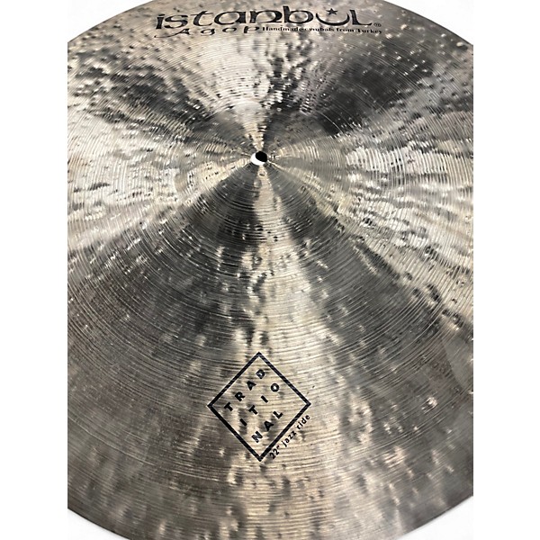 Used Istanbul Agop 22in Traditional Jazz Ride Cymbal