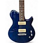 Used Gadow Single Cut Blue Solid Body Electric Guitar