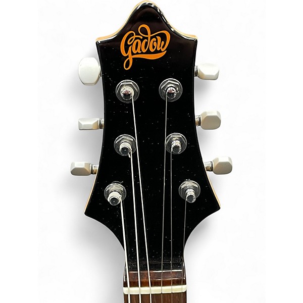 Used Gadow Single Cut Blue Solid Body Electric Guitar