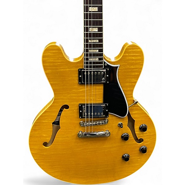 Used Heritage H-535 Custom Core Natural Hollow Body Electric Guitar