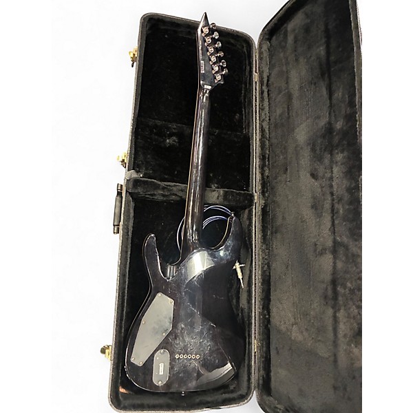 Used ESP LTD MH350NT Trans Black Solid Body Electric Guitar