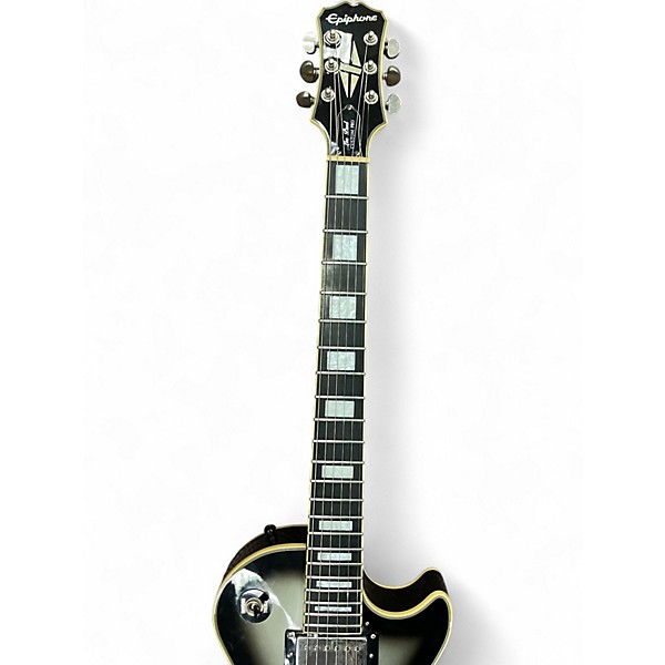 Used Epiphone Les Paul Custom Pro Silverburst Solid Body Electric Guitar