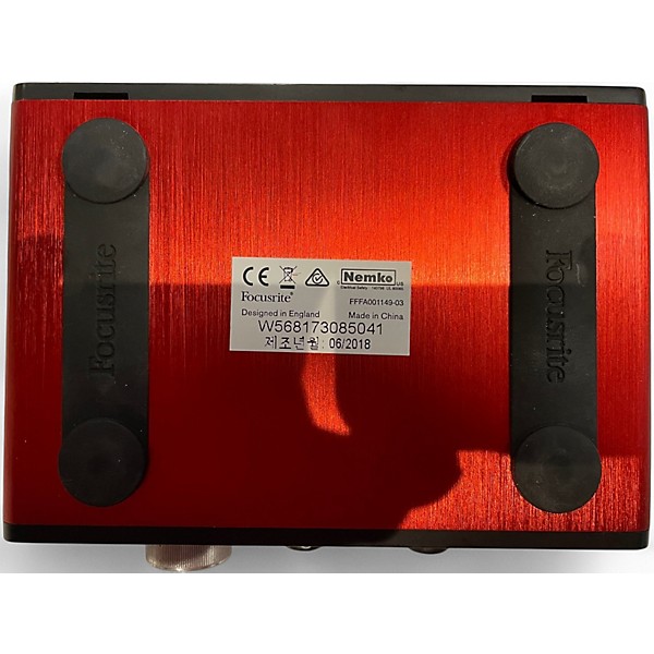 Used Focusrite Scarlett Solo Gen 2 Audio Interface