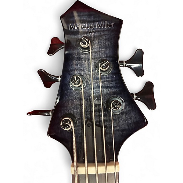 Used Sire Marcus Miller M7 Swamp Ash Transparent Black Burst Electric Bass Guitar