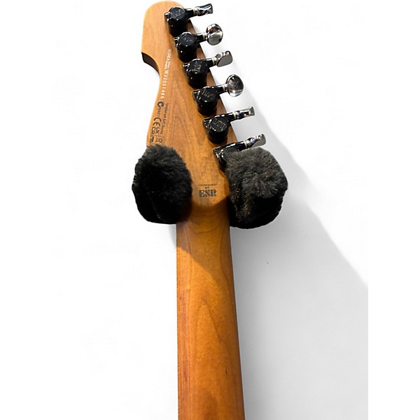 Used ESP LTD TE1000 Black Blast Solid Body Electric Guitar