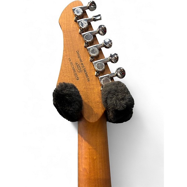 Used Firefly FFTL Pure Black Galaxy Sparkle Solid Body Electric Guitar