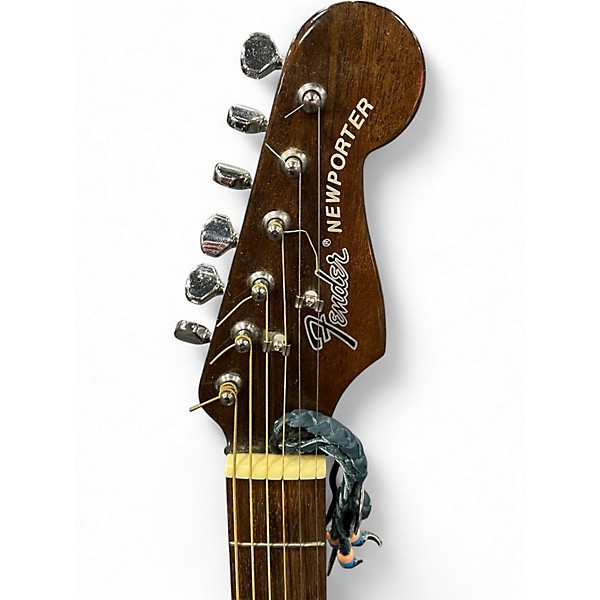 Used Fender Newporter Player Mahogany Acoustic Electric Guitar