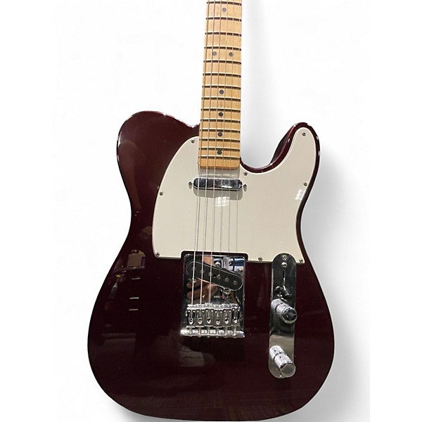 Used Fender Player Telecaster Burgundy Solid Body Electric Guitar