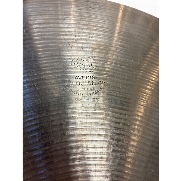Used 1970s Zildjian 20in Avedis Ride Cymbal