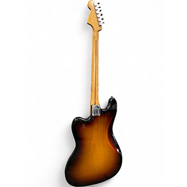 Used Fender Pawn Shop Bass VI Baritone 3 Tone Sunburst Electric Bass Guitar