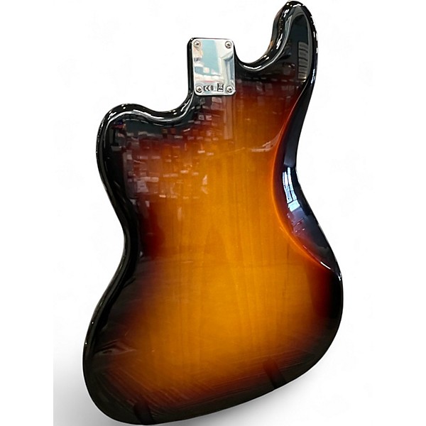 Used Fender Pawn Shop Bass VI Baritone 3 Tone Sunburst Electric Bass Guitar