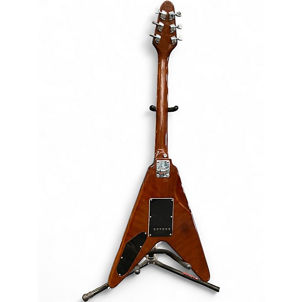 Used Harmony V666 Walnut Solid Body Electric Guitar