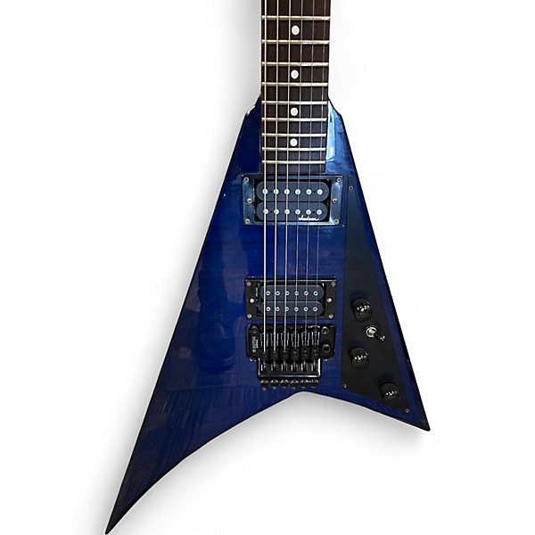 Used Jackson Randy Rhoads Performer MIJ Flame Blue Solid Body Electric Guitar