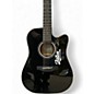 Used Takamine GD30-12 Black 12 String Acoustic Electric Guitar