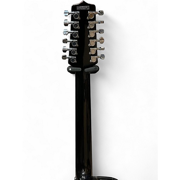 Used Takamine GD30-12 Black 12 String Acoustic Electric Guitar