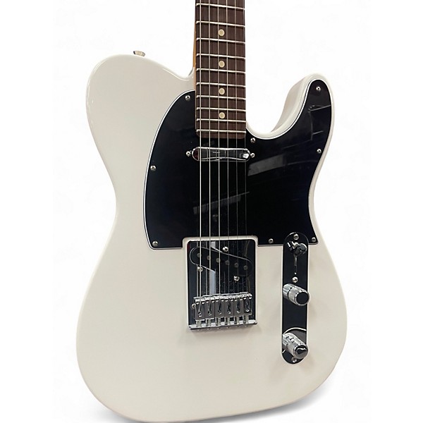 Used Fender Player Telecaster White Solid Body Electric Guitar
