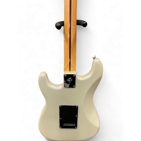 Used Fender Player Stratocaster White Chrome Pearl Solid Body Electric Guitar