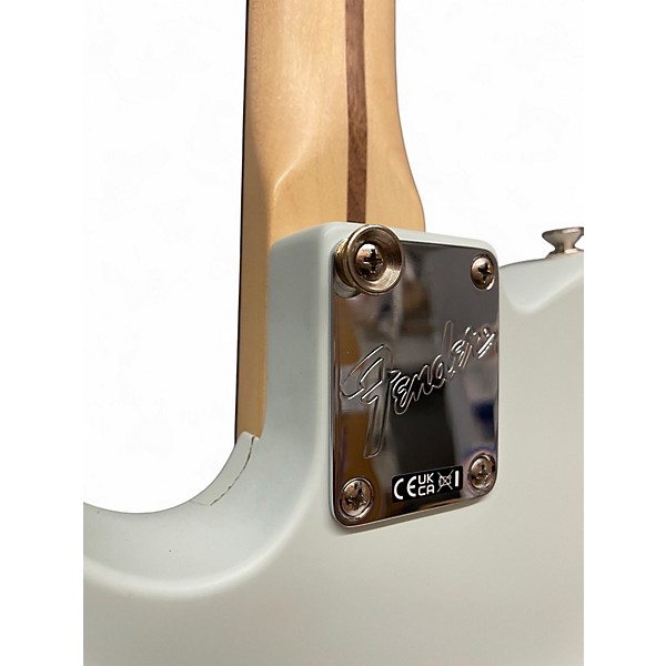 Used Fender American Performer Telecaster Satin Sonic Blue Solid Body Electric Guitar