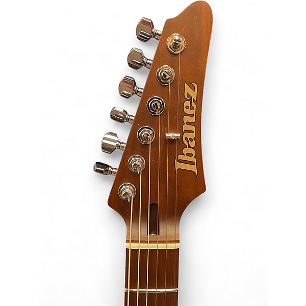 Used Ibanez AZ2402 PRESTIGE  PEARL WHITE FLAT Solid Body Electric Guitar