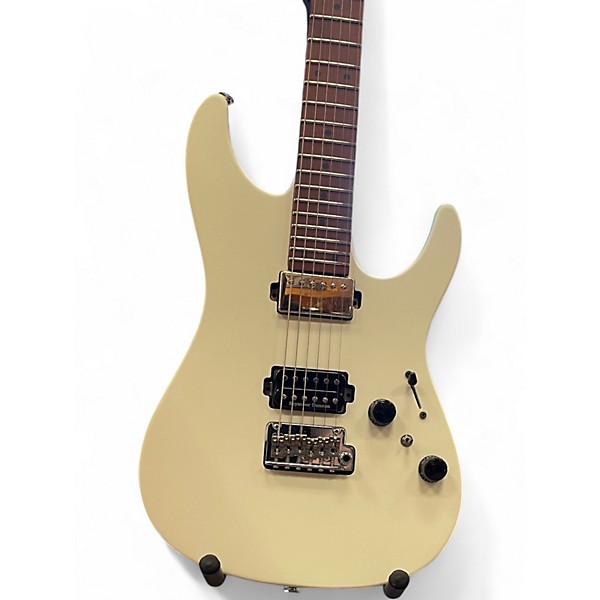 Used Ibanez AZ2402 PRESTIGE  PEARL WHITE FLAT Solid Body Electric Guitar