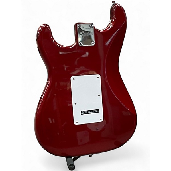 Used Squier Bullet Stratocaster Wine Red Solid Body Electric Guitar