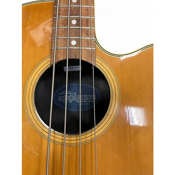 Used Ovation AE40 Natural Acoustic Bass Guitar