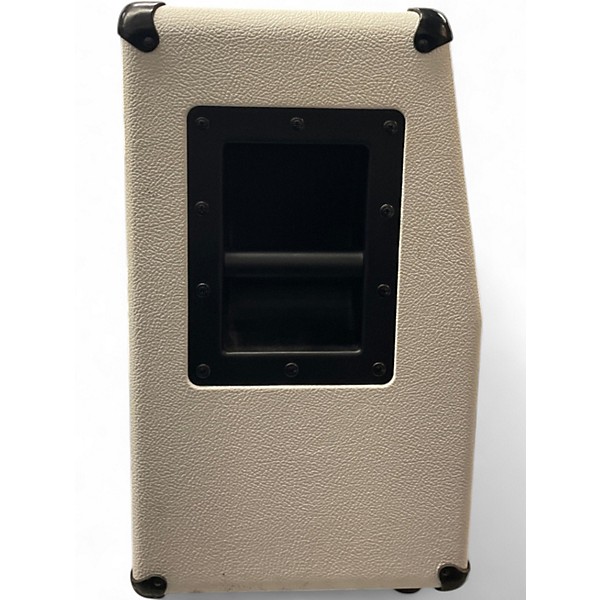 Used MESA/Boogie 1x12 Mini Rectifier Slant Cabinet in White Bronco Guitar Cabinet