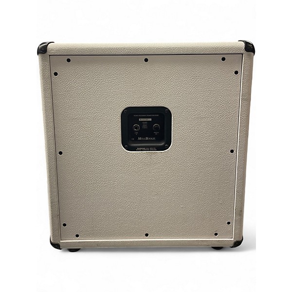 Used MESA/Boogie 1x12 Mini Rectifier Slant Cabinet in White Bronco Guitar Cabinet