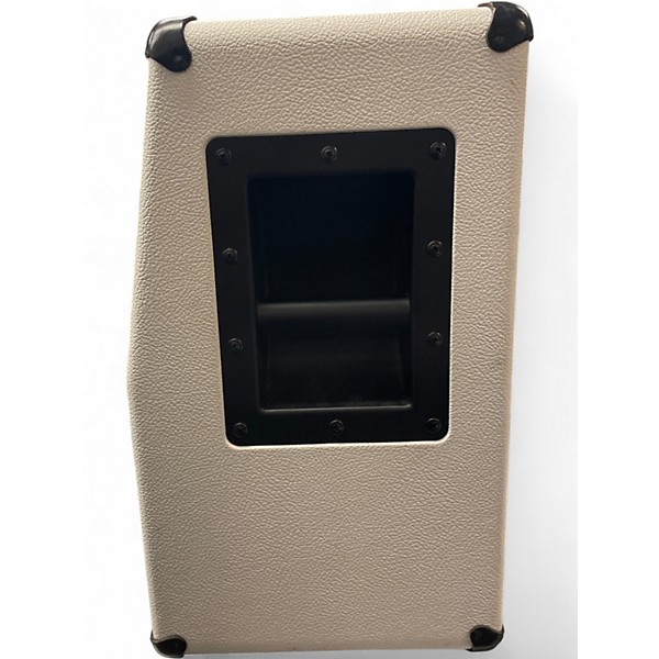 Used MESA/Boogie 1x12 Mini Rectifier Slant Cabinet in White Bronco Guitar Cabinet