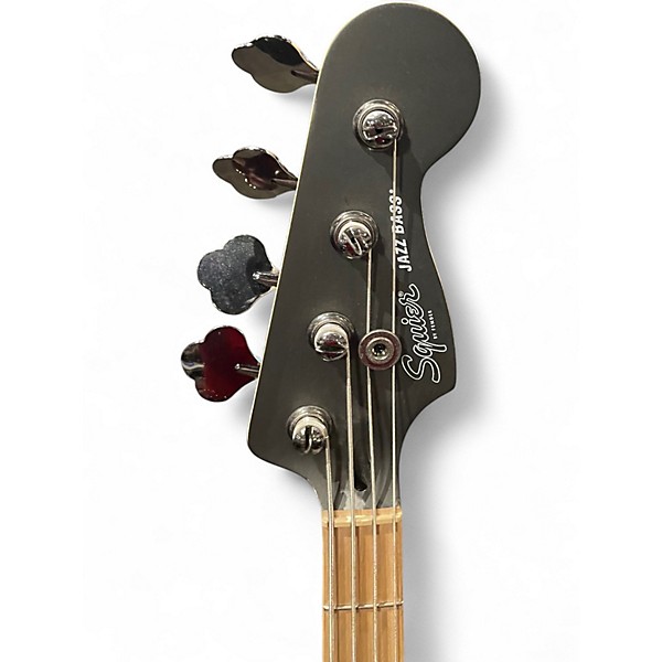Used Squier Contemporary Jazz Bass GREY Electric Bass Guitar