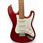 Used Hamer SLAMMER STRAT STYLE RED / WHITE PICKGUARD Solid Body Electric Guitar