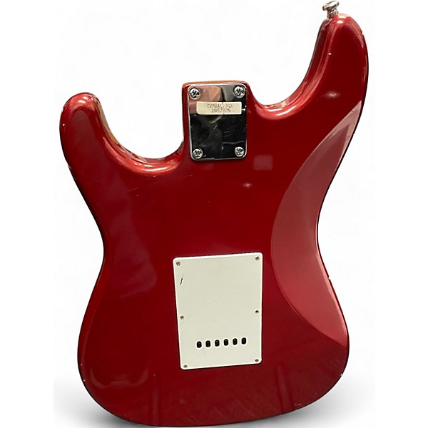 Used Hamer SLAMMER STRAT STYLE RED / WHITE PICKGUARD Solid Body Electric Guitar