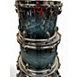 Used Mapex 4 Piece Saturn IV EXOTIC DEEP WATER ASH BURLE Drum Kit